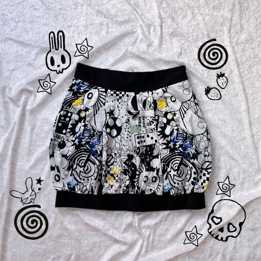 Amazing funky cotton skirt with pockets 🌈