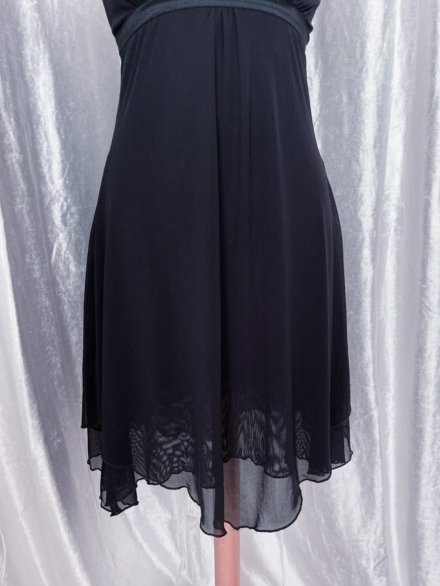 00’s dark fairy mesh dress 🖤🧚‍♀️