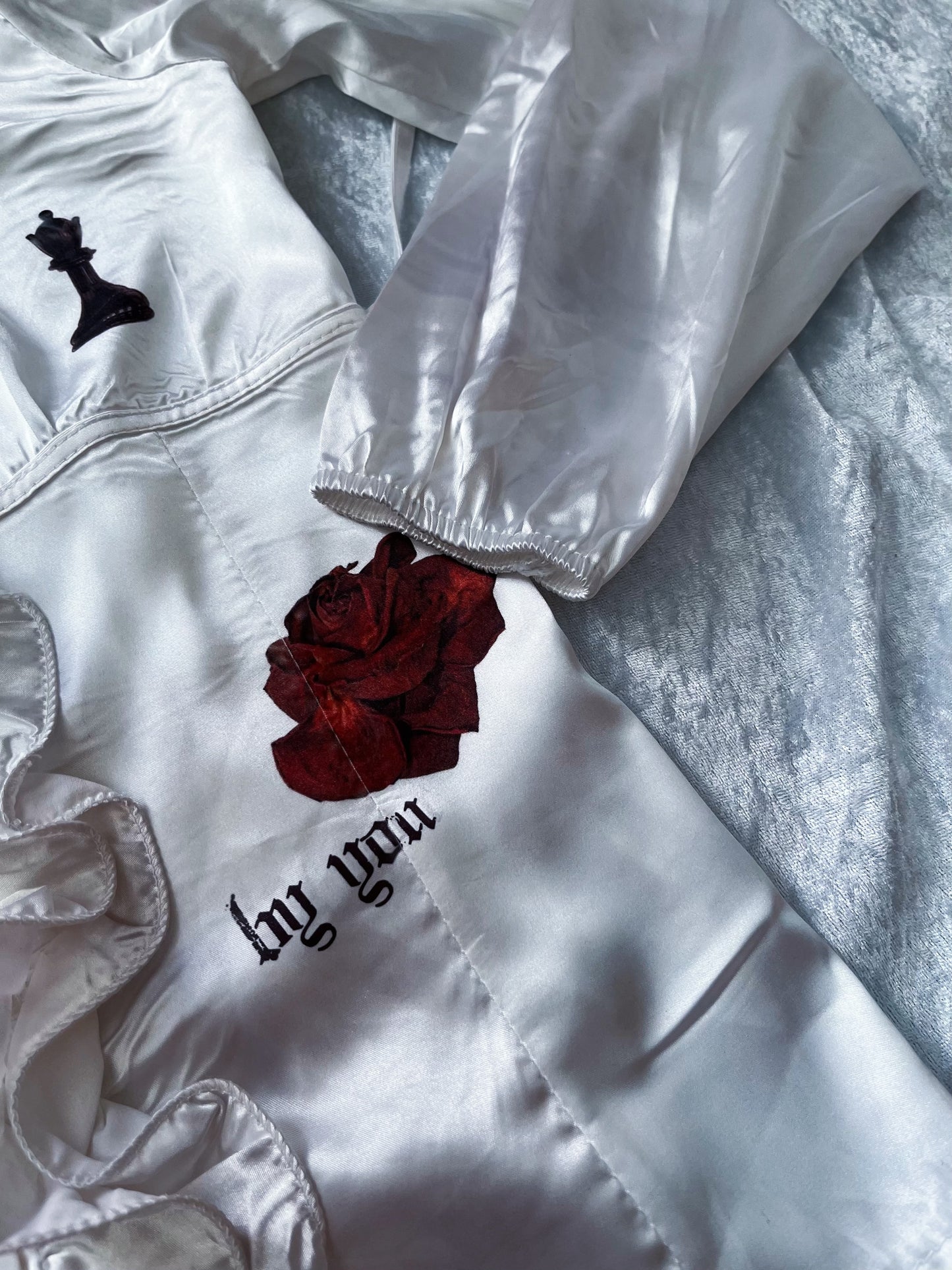 Forsaken By You Reworked gothic deadstock ruffle shirt ✝️🫀
