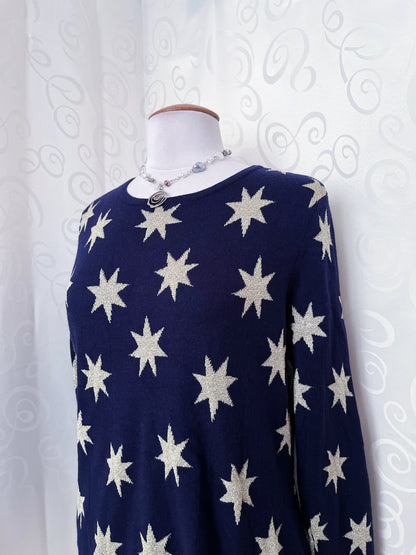 00’s navy starry sweater ✨🌀