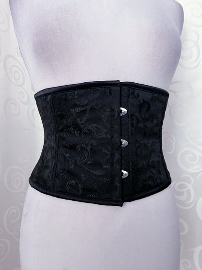 Dracula Black Brocade Waist Cincher 🖤