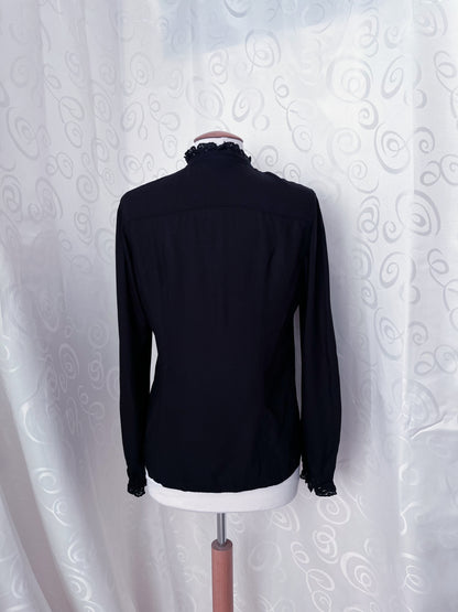 Espirit gothic ruffle shirt ✝️