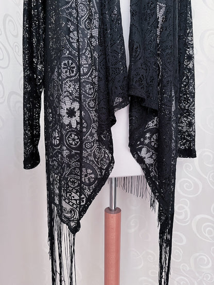 Whimsygoth lacey cardigan🕷️🕸️