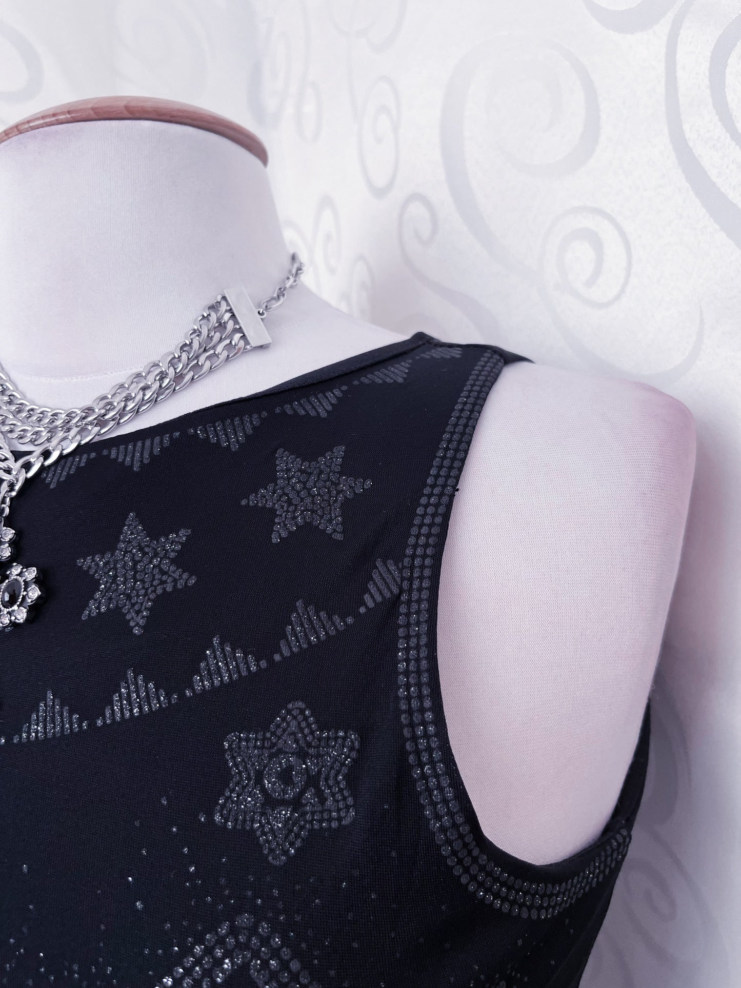 00's Morgan De Toi whimsy mesh star dress 🔮⭐️