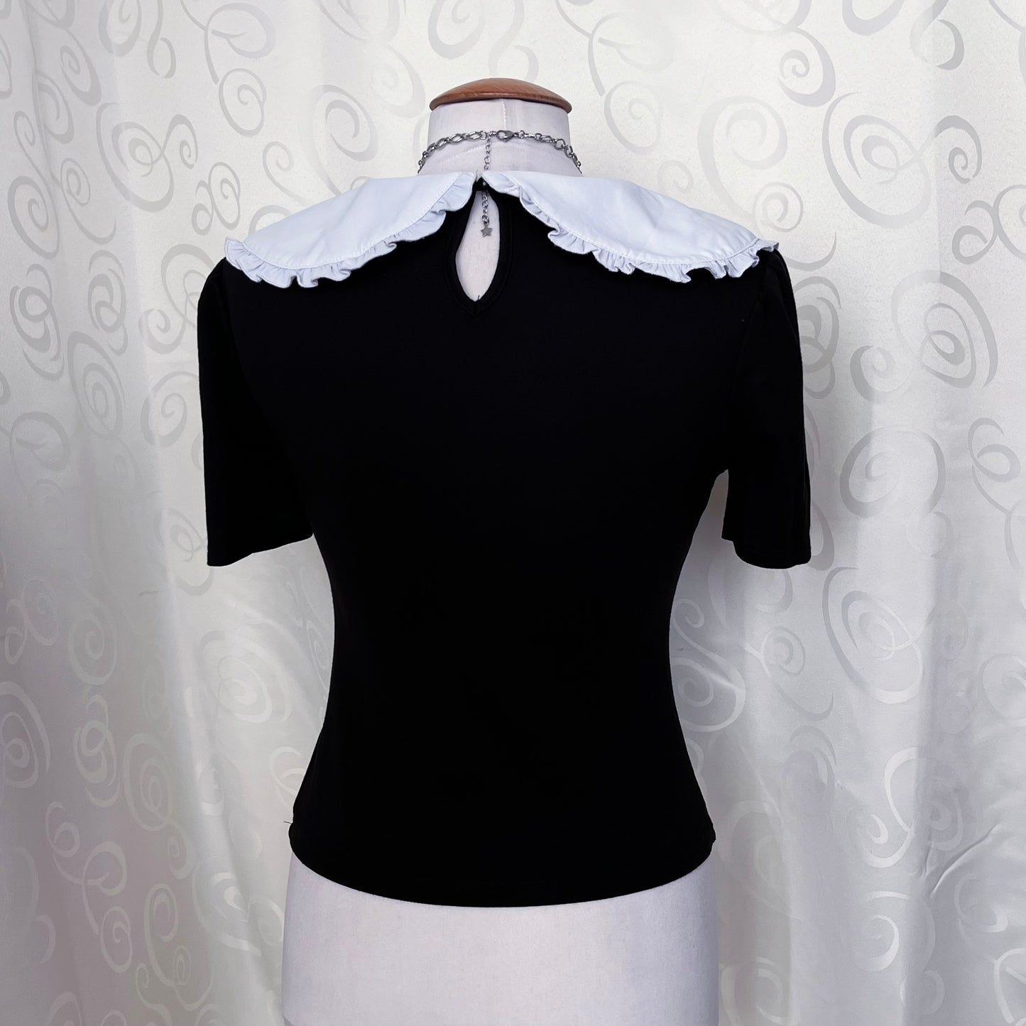 Killstar Ruby Lace Collar Top 🖤