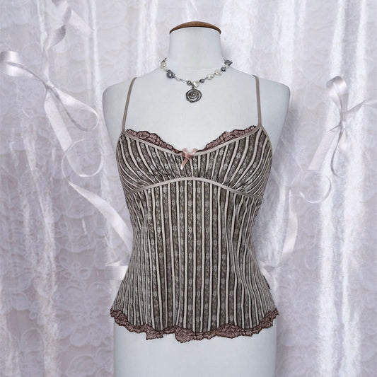 00’s coquette lingerie top 🎀✨