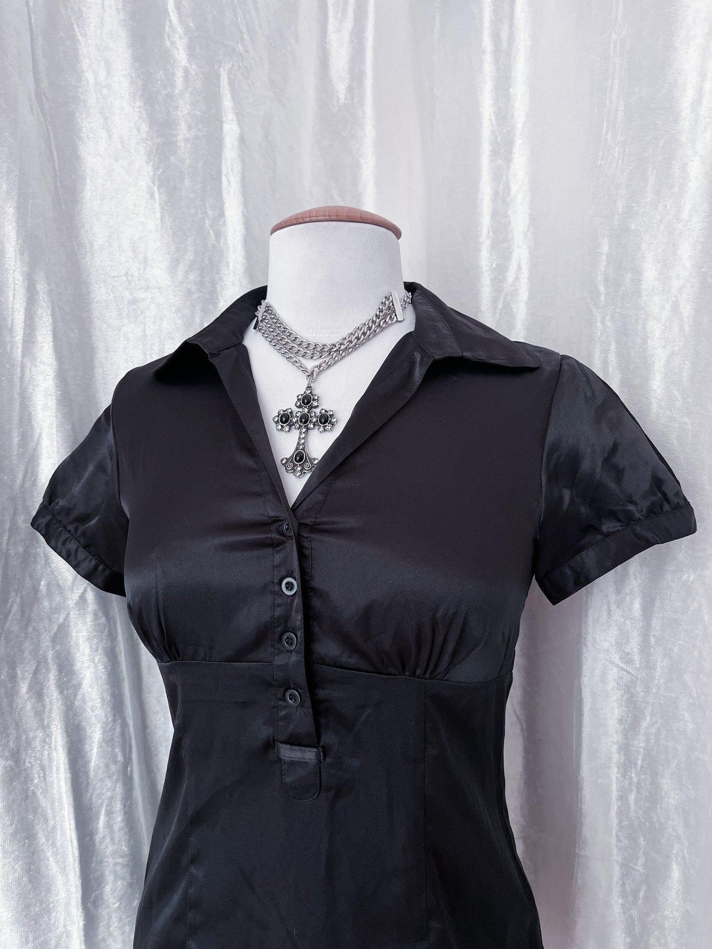 Atmosphere black gothic top 🖤