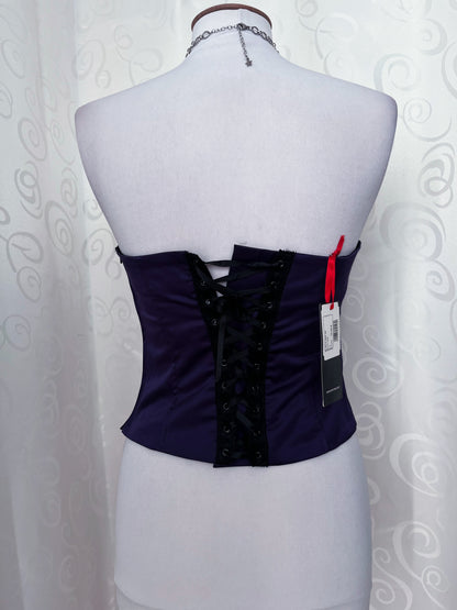 00’s whimsy deadstock purple corset 💜🌀