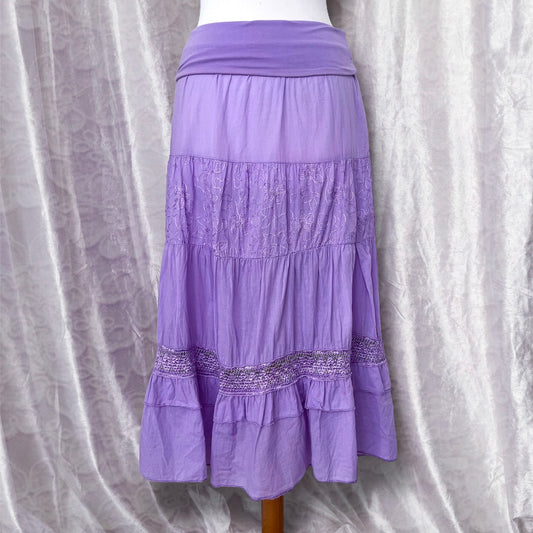 Fairy coquette lilac cotton skirt 💜🎀