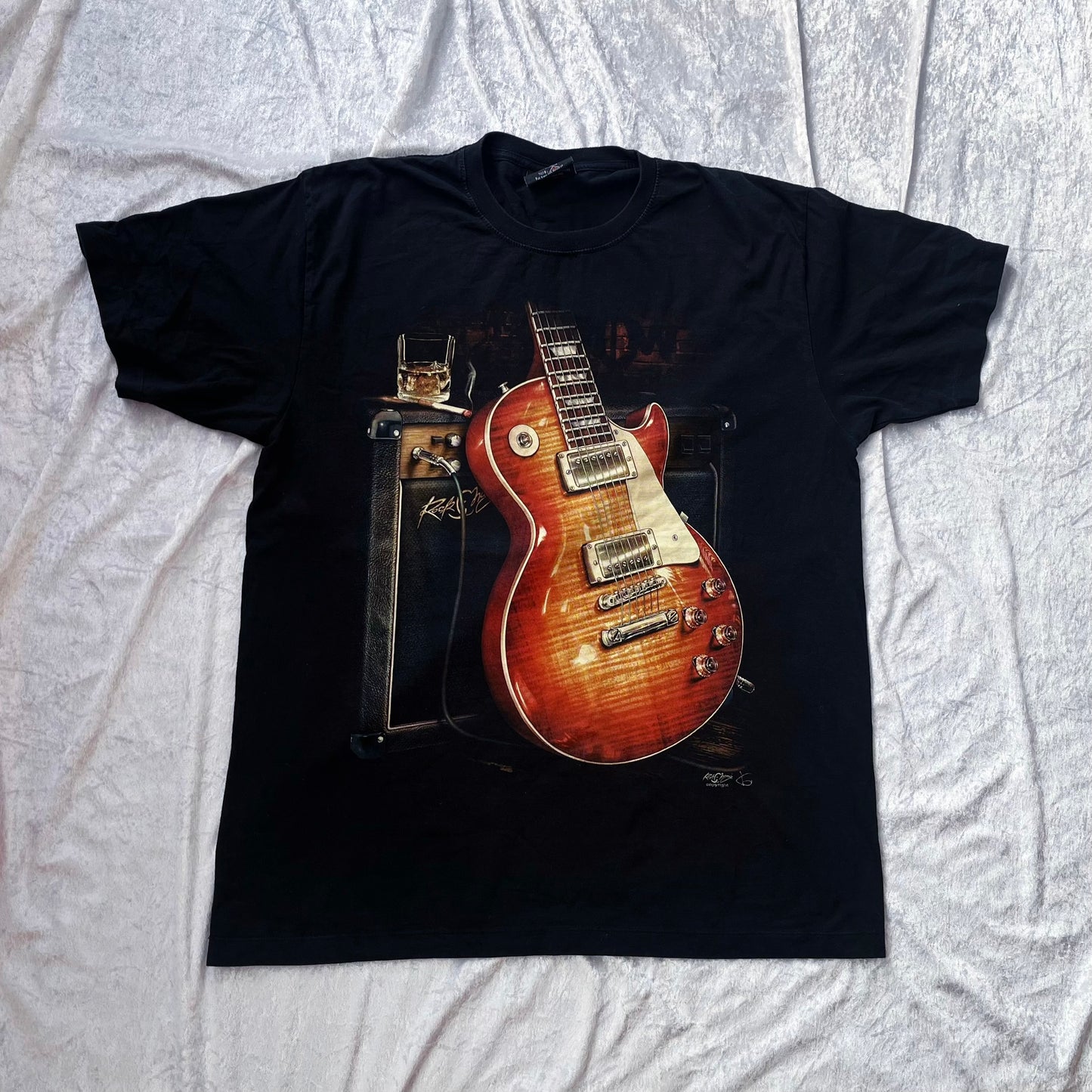 Men’s/Masc cotton Guitar T-Shirt 🎸