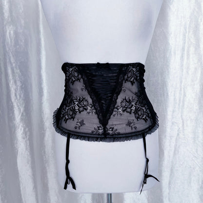 H&M mesh waist corset 🕸️🖤