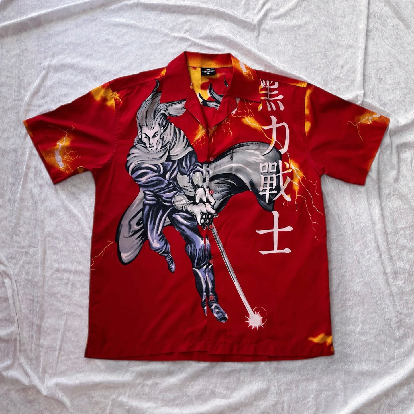 Insane vintage rare Samurai shirt 🍥🗡️