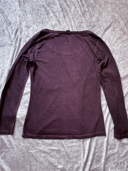 Y2K Whimy & Alt cross longsleeve top