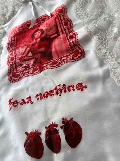 Joan of Arc: Fear Nothing REWORKED cami satin top with lace detail 🗡️🏹