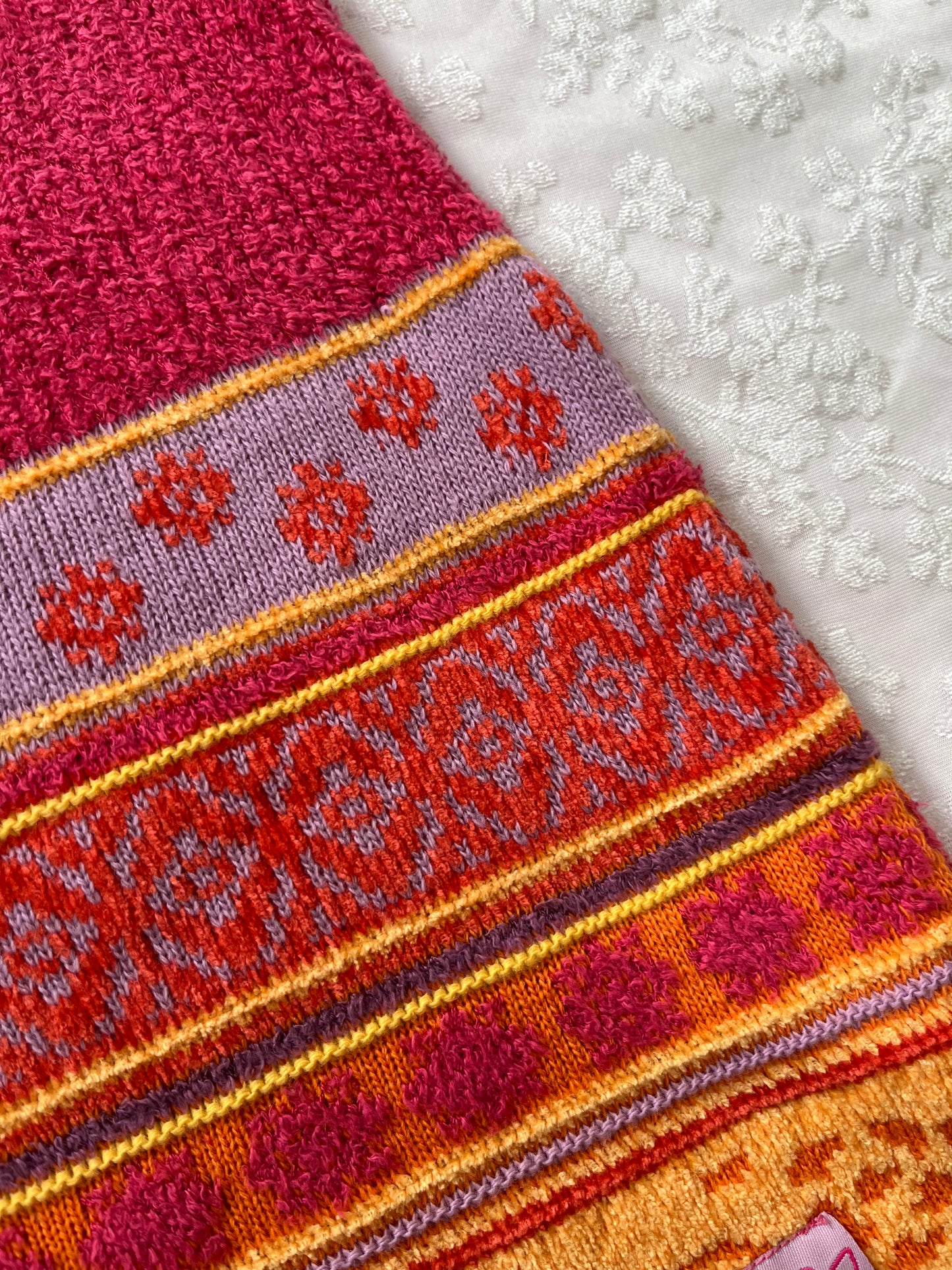 Y2K Knit colourful skirt