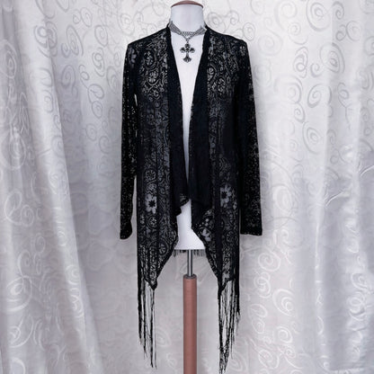 Whimsygoth lacey cardigan🕷️🕸️