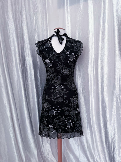 00’s Xanaka Qipao style mesh dress 🪷🍙