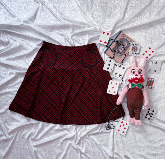 VIVE MARIA Gambling Girl Skirt red allover 🃏