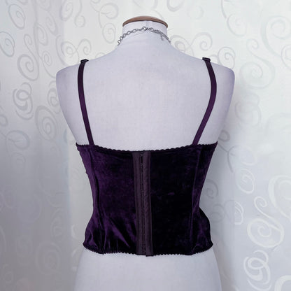 Whimsy velvet purple corset 💜🌀