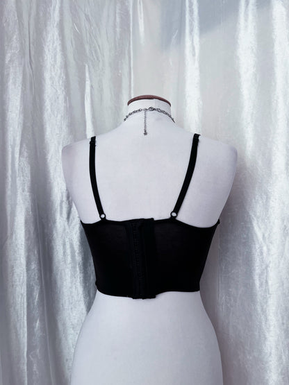 Must-have black corset top ✨🦇