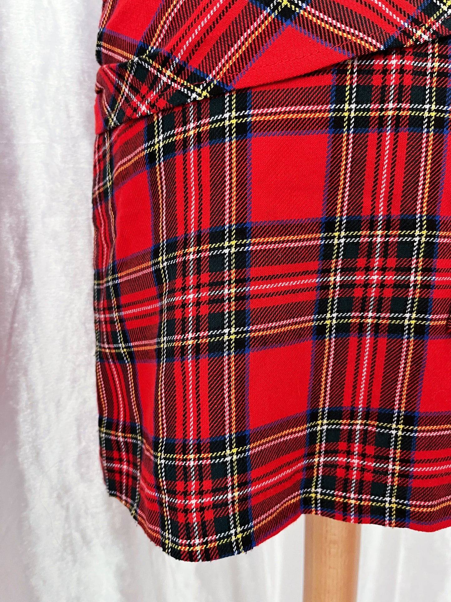 00’s Morgan punk tartan skirt 👑