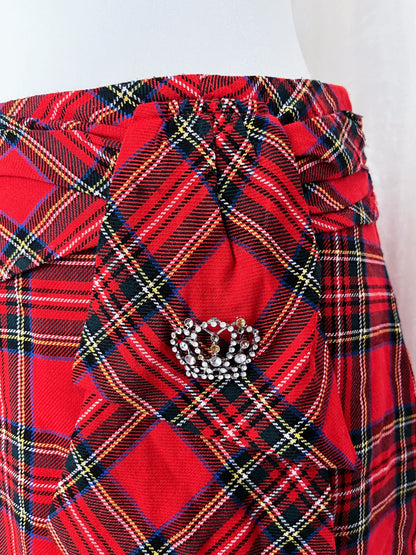 00’s Morgan punk tartan skirt 👑