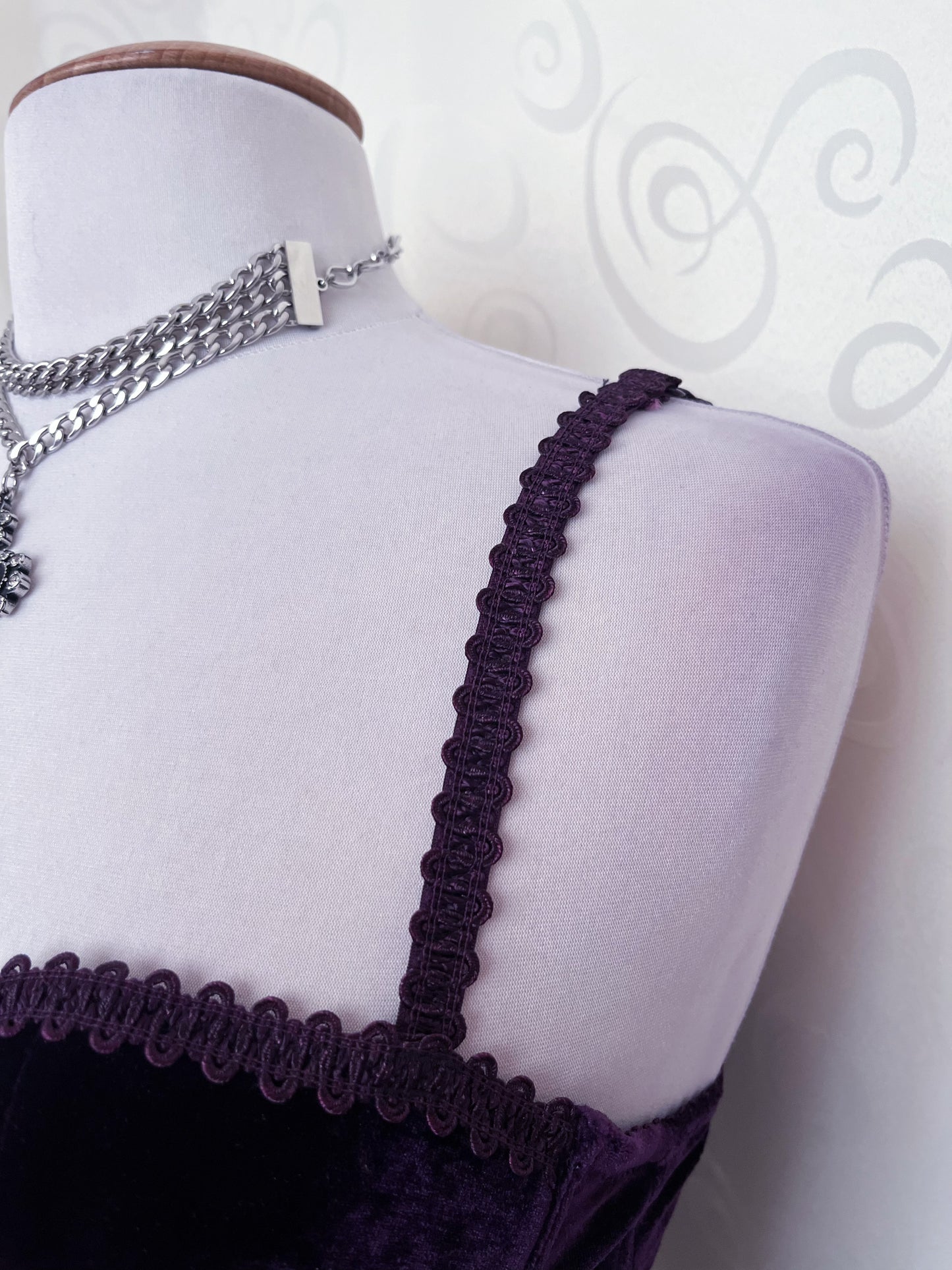Whimsy velvet purple corset 💜🌀