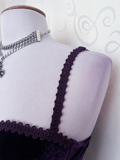 Whimsy velvet purple corset 💜🌀
