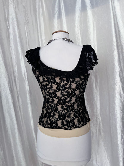 Dark fairy lace top 🧚🏻
