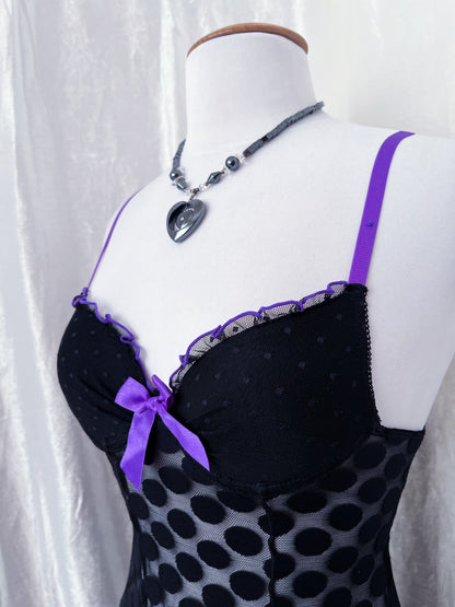 ♱Fairy polka dot lace babydoll♱