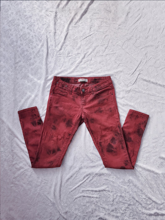 Clockhouse alt washed out jeans with tie dye detail 🍓